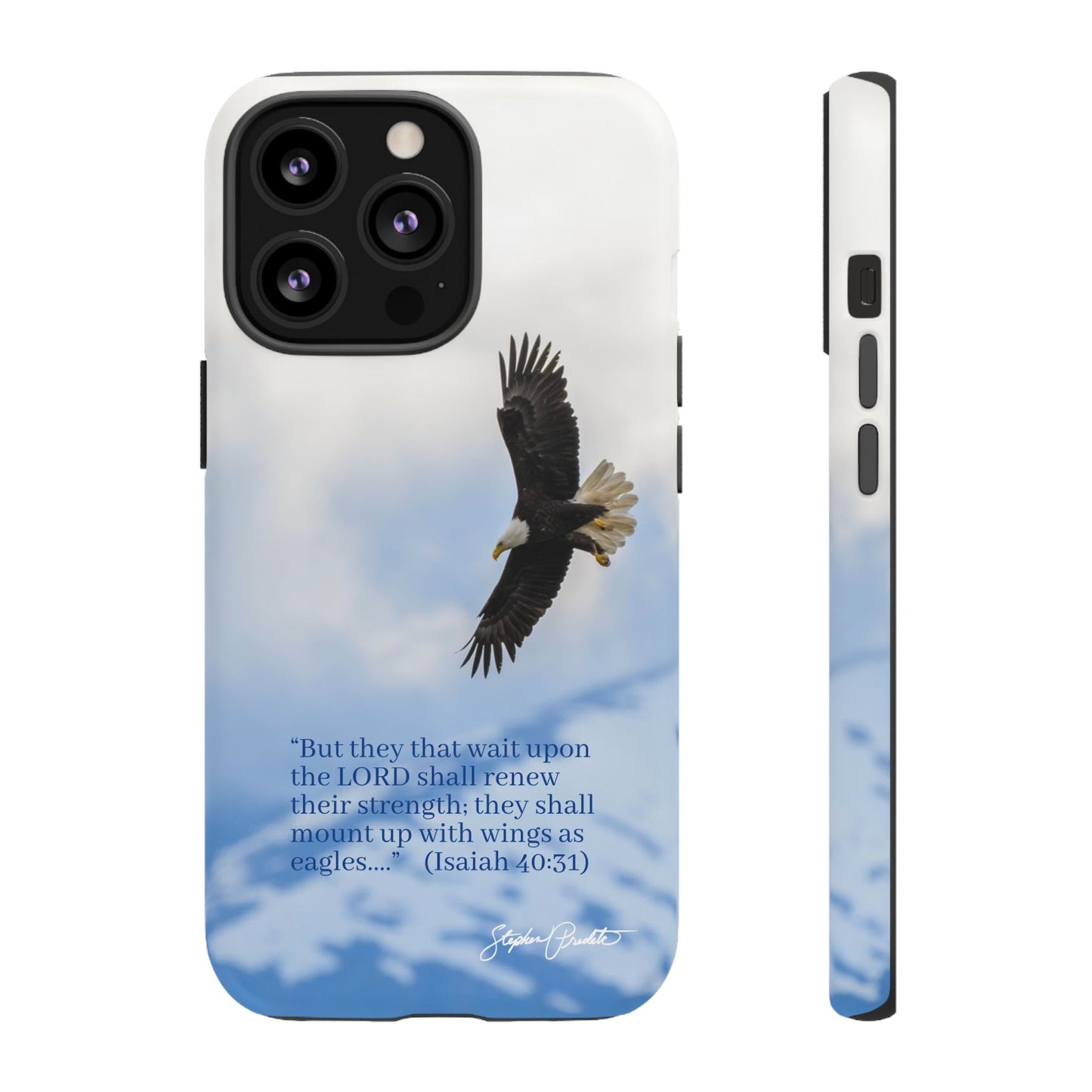 Phone Tough Case - Eagle Soaring in Alaska with Isaiah 40:31