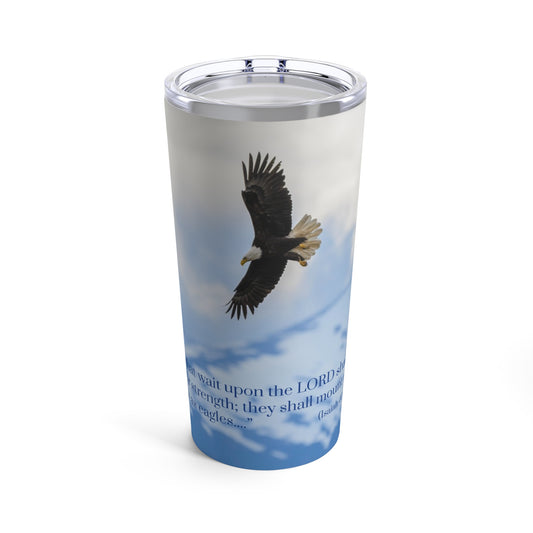 Tumbler 20oz -- Isaiah 40 Eagle Soaring