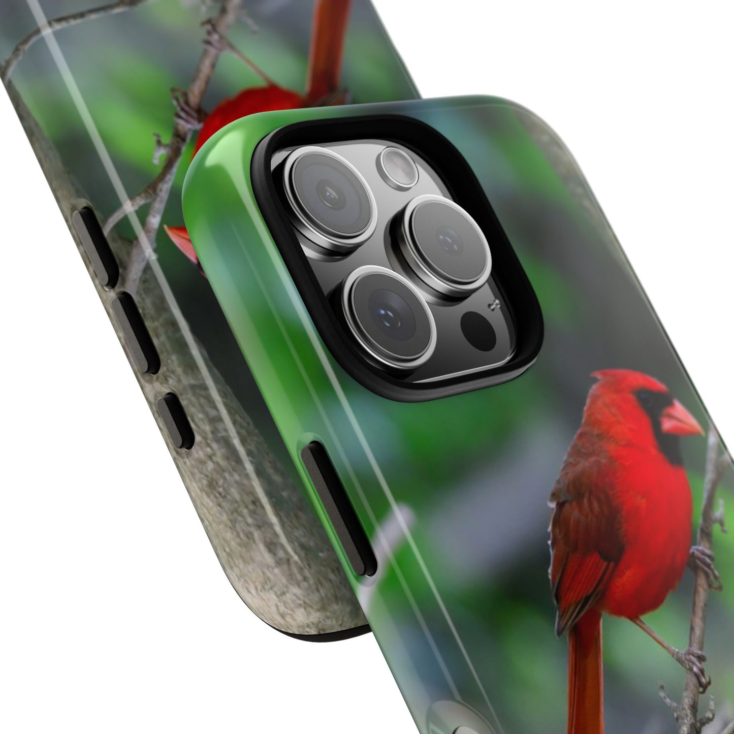 Phone Tough Case - Northern Cardinal 2 with Verse Psalm 30:11