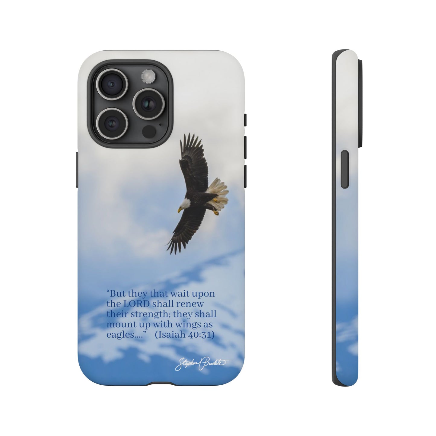 Phone Tough Case - Eagle Soaring in Alaska with Isaiah 40:31