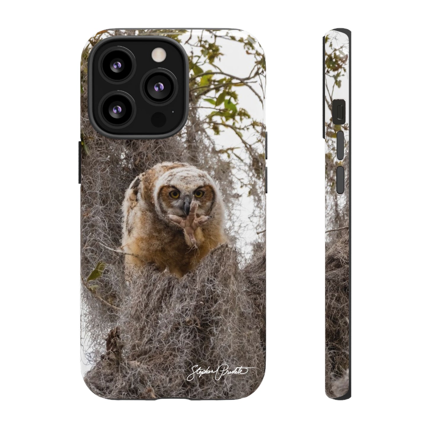 Phone Tough Case -- Great Horned Owlet "Baby Yoda"