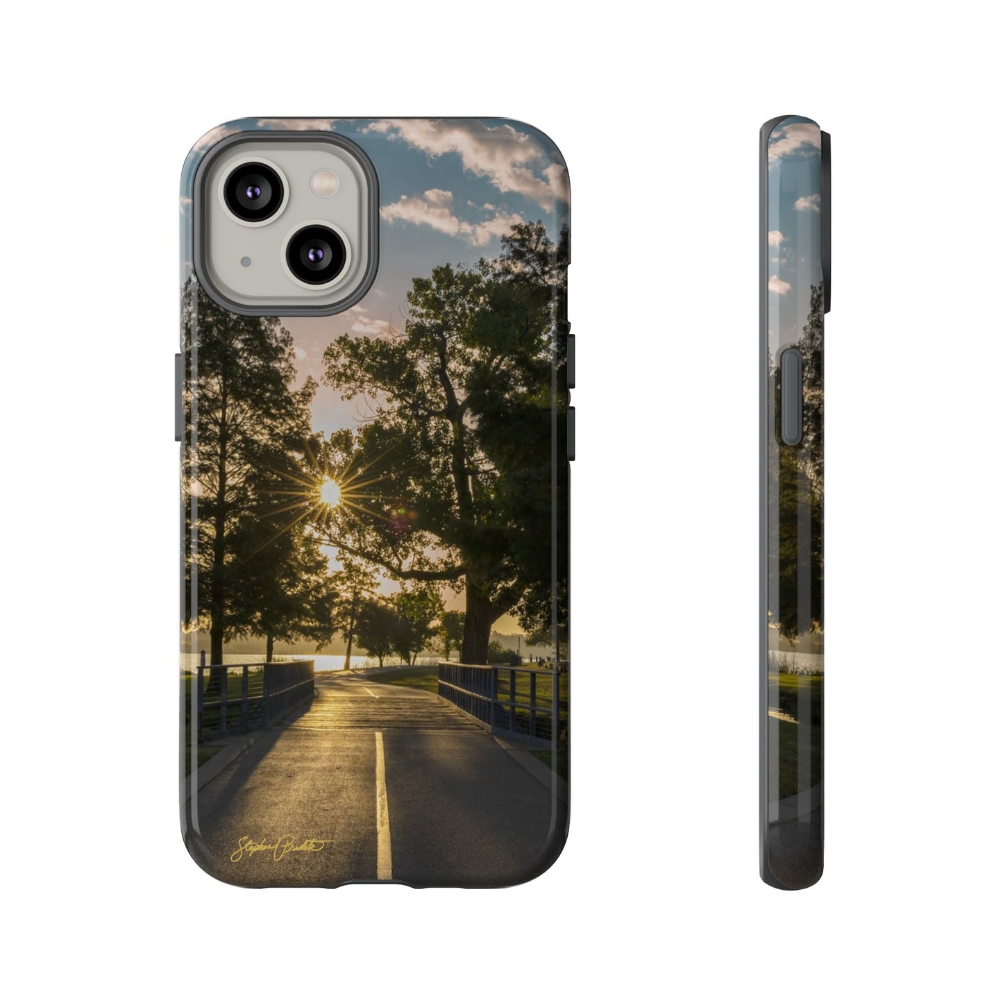 Phone Tough Case - Sunrise on the Running Path at White Rock Lake