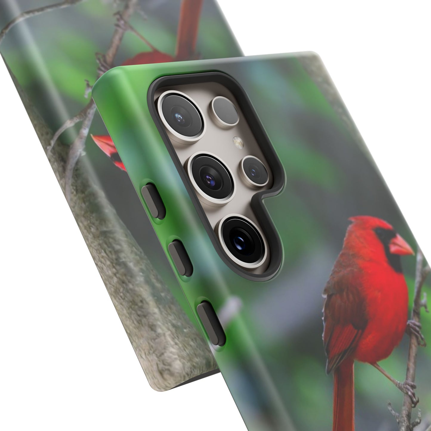 Phone Tough Case - Northern Cardinal 2 with Verse Psalm 30:11