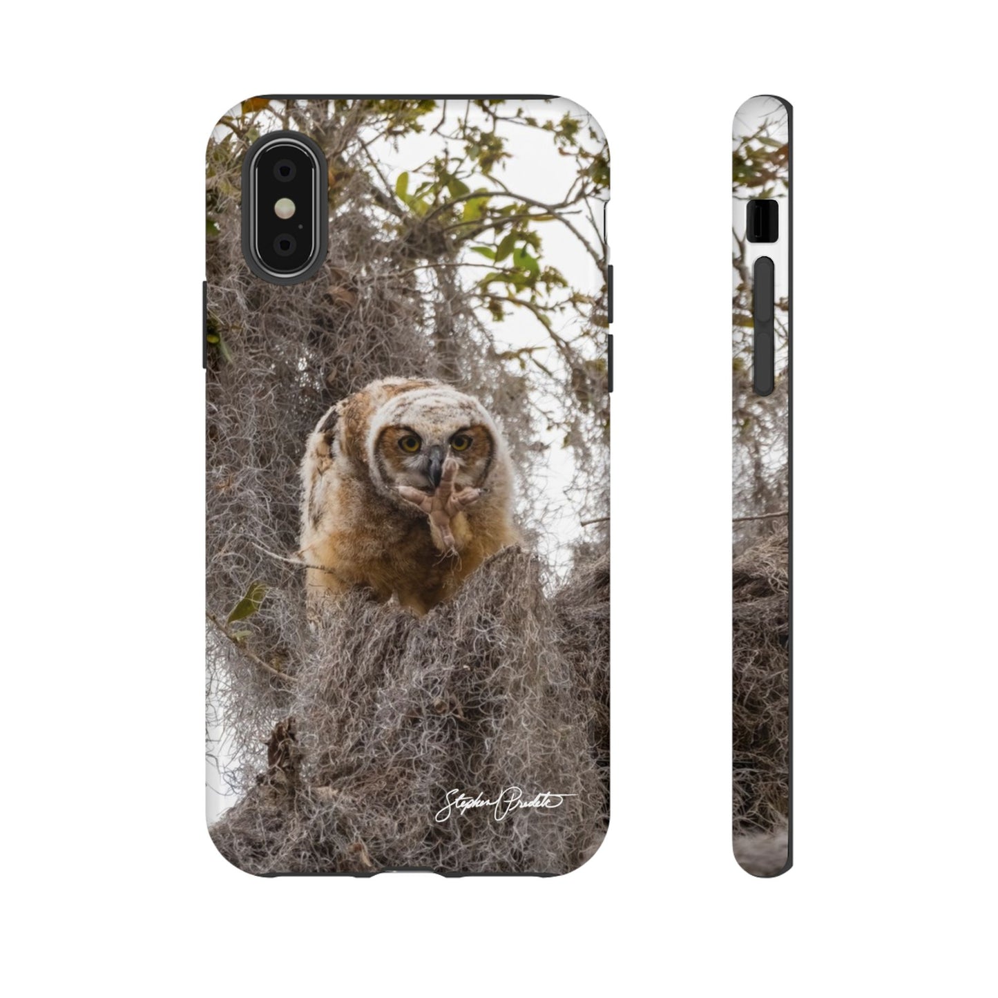 Phone Tough Case -- Great Horned Owlet "Baby Yoda"