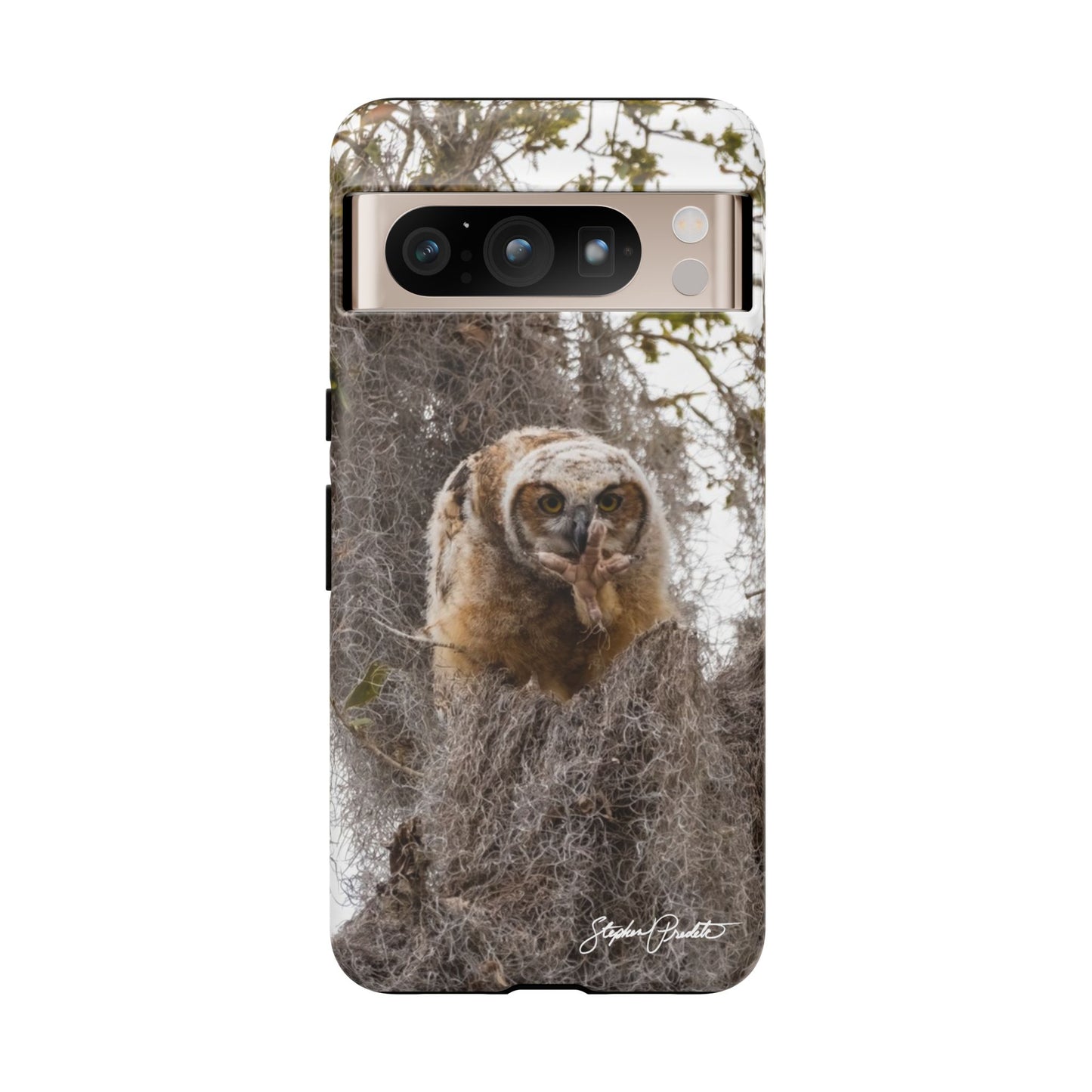 Phone Tough Case -- Great Horned Owlet "Baby Yoda"