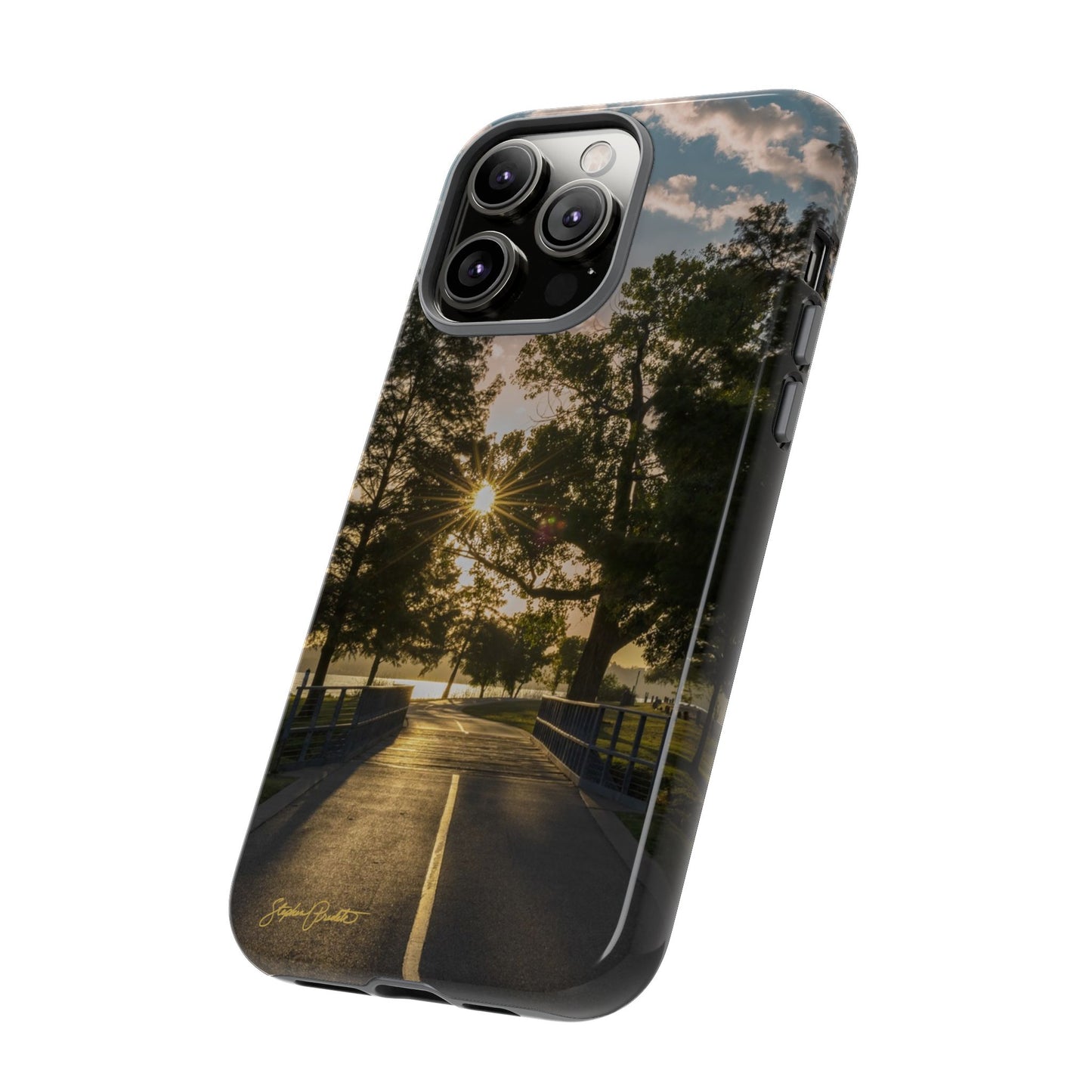 Phone Tough Case - Sunrise on the Running Path at White Rock Lake