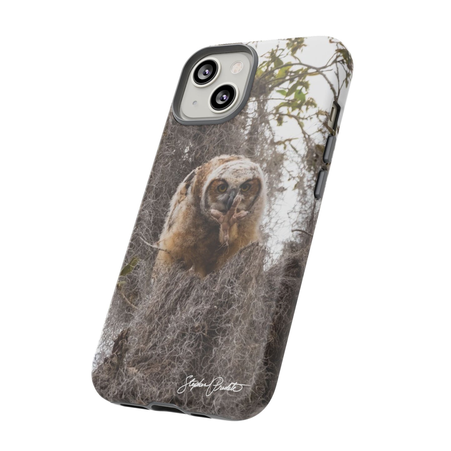 Phone Tough Case -- Great Horned Owlet "Baby Yoda"