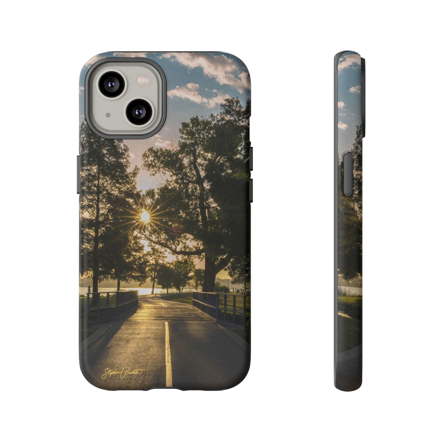 Phone Tough Case - Sunrise on the Running Path at White Rock Lake