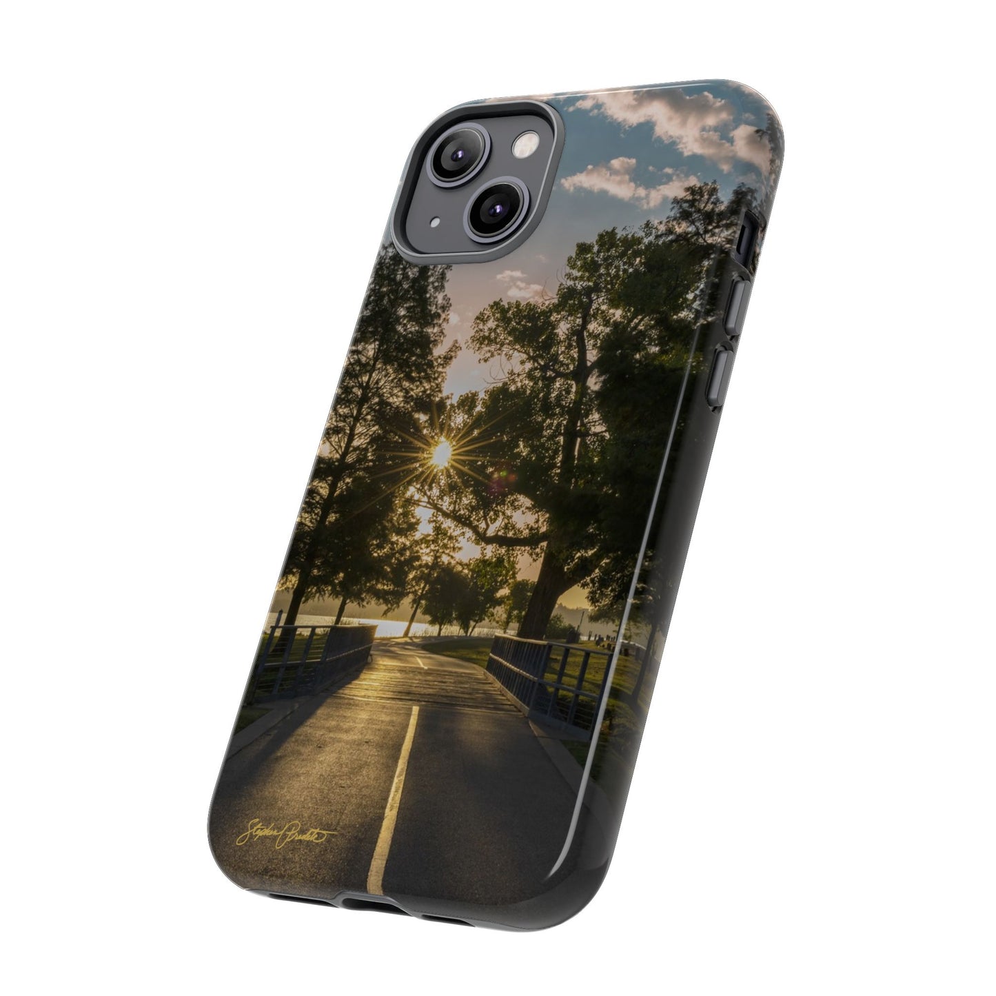 Phone Tough Case - Sunrise on the Running Path at White Rock Lake