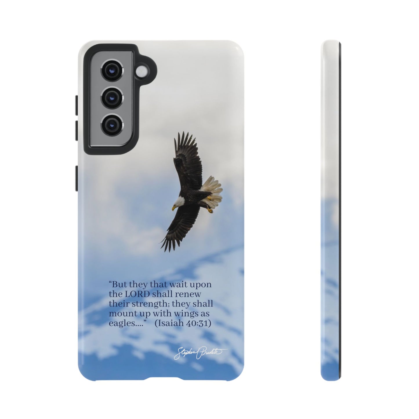 Phone Tough Case - Eagle Soaring in Alaska with Isaiah 40:31