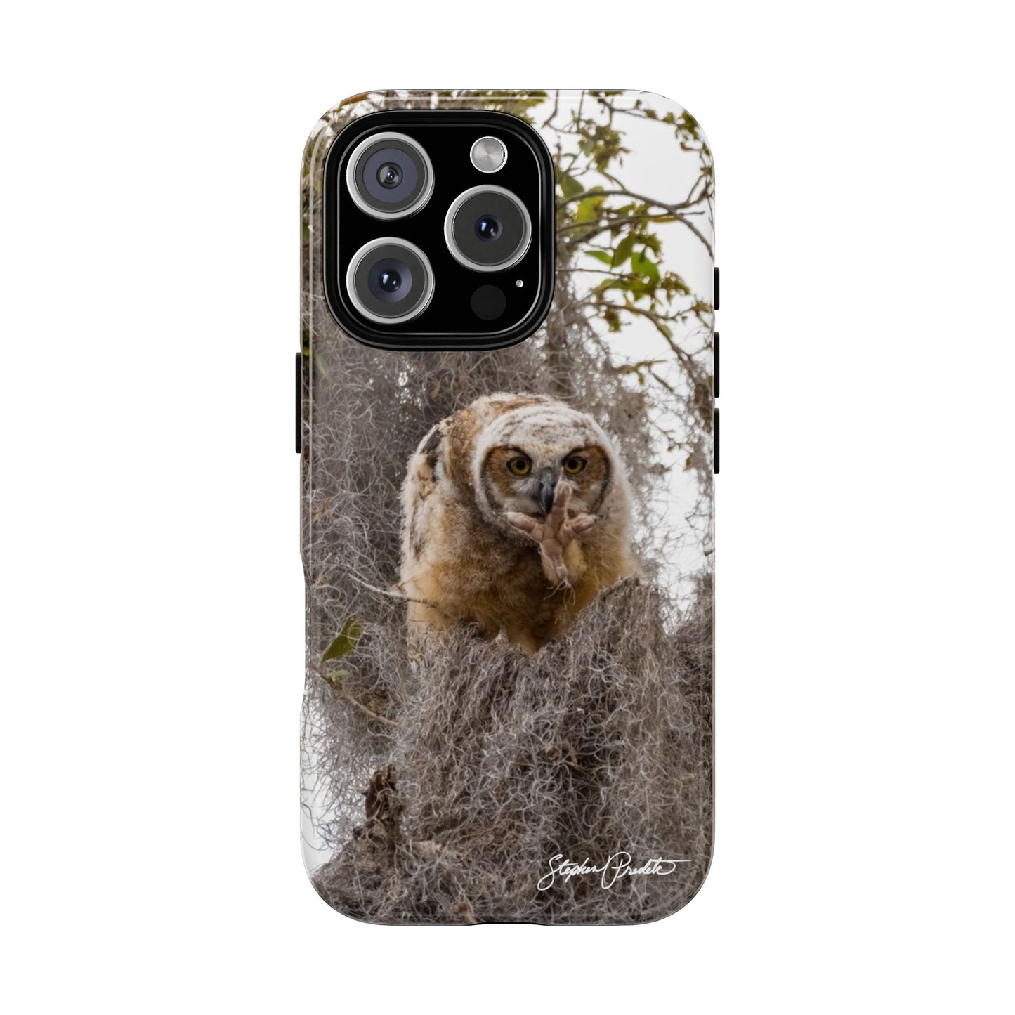 Phone Tough Case -- Great Horned Owlet "Baby Yoda"