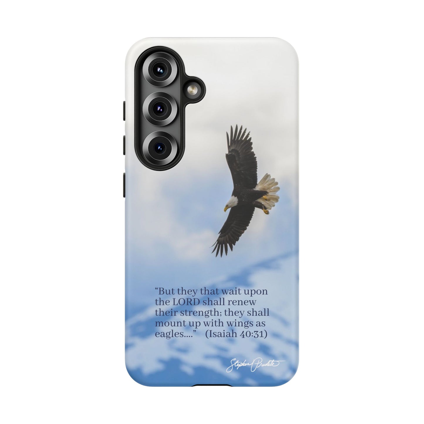 Phone Tough Case - Eagle Soaring in Alaska with Isaiah 40:31