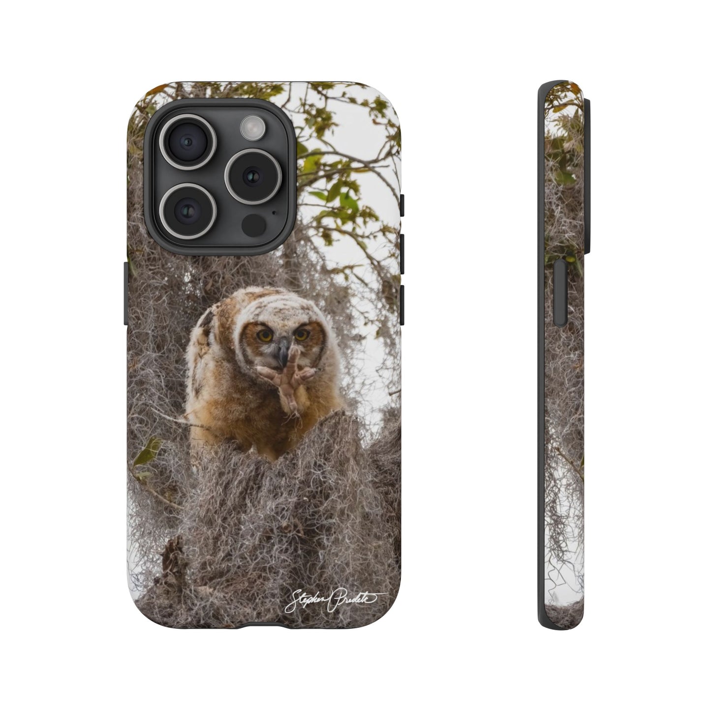 Phone Tough Case -- Great Horned Owlet "Baby Yoda"