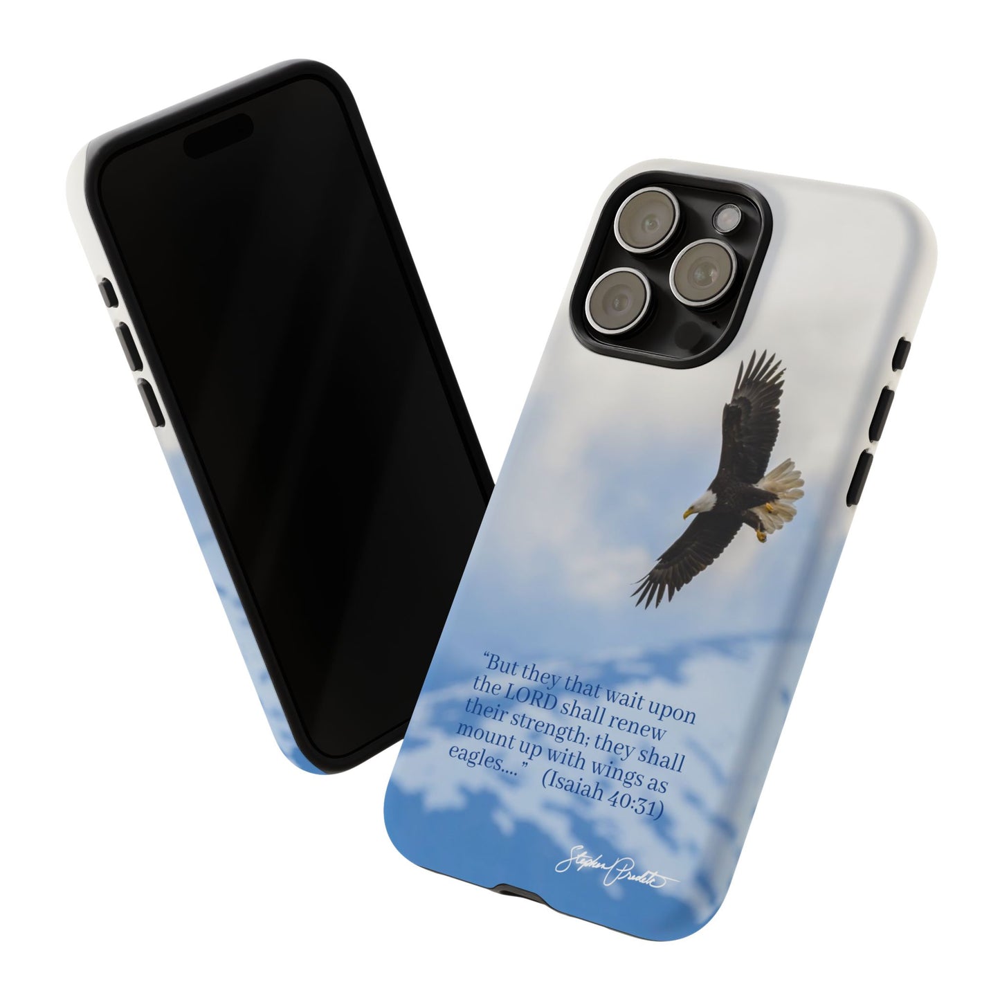 Phone Tough Case - Eagle Soaring in Alaska with Isaiah 40:31
