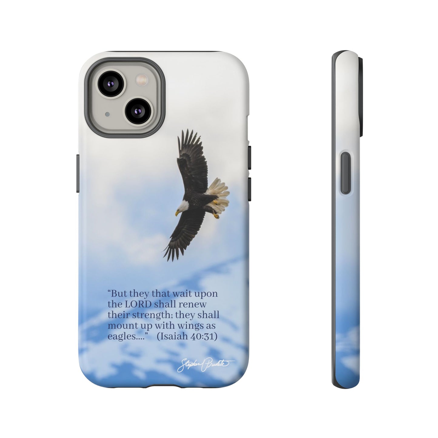 Phone Tough Case - Eagle Soaring in Alaska with Isaiah 40:31