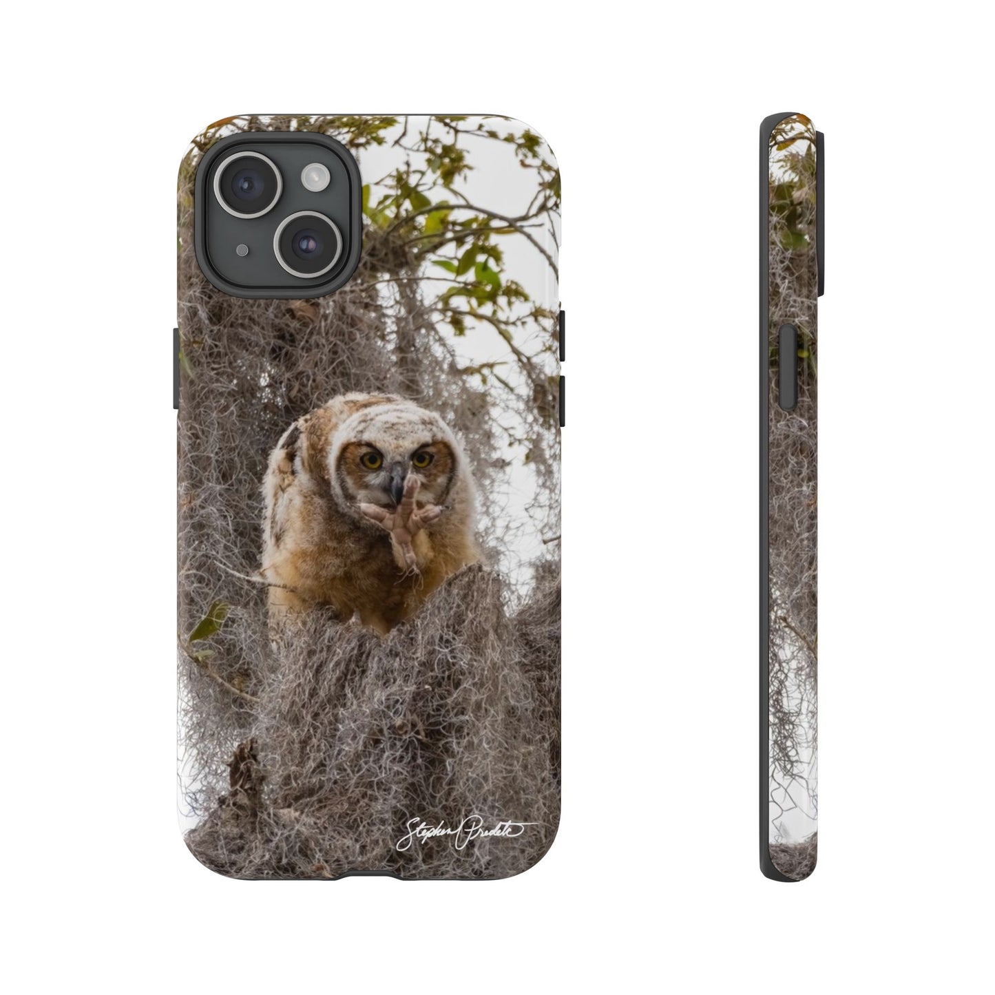 Phone Tough Case -- Great Horned Owlet "Baby Yoda"