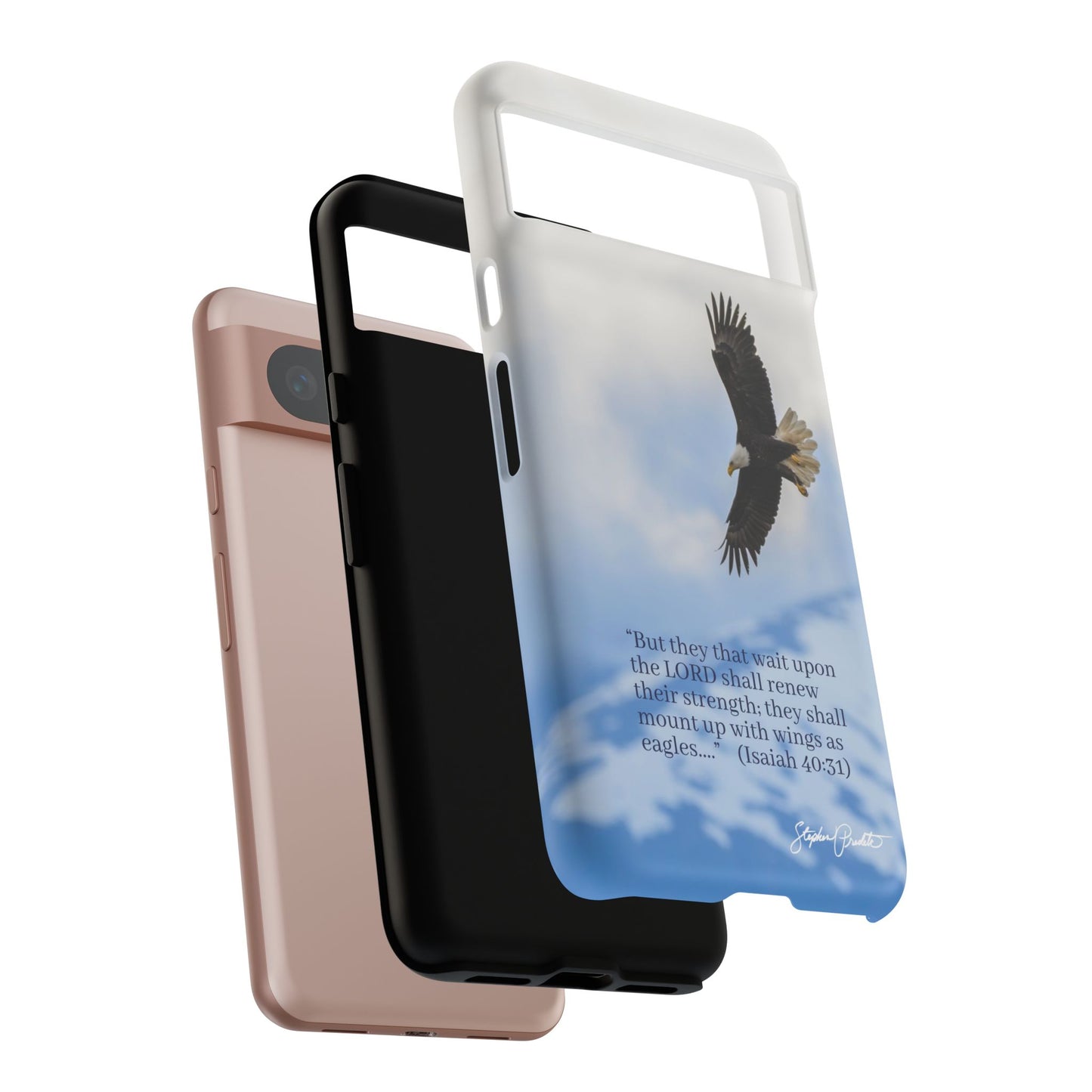 Phone Tough Case - Eagle Soaring in Alaska with Isaiah 40:31
