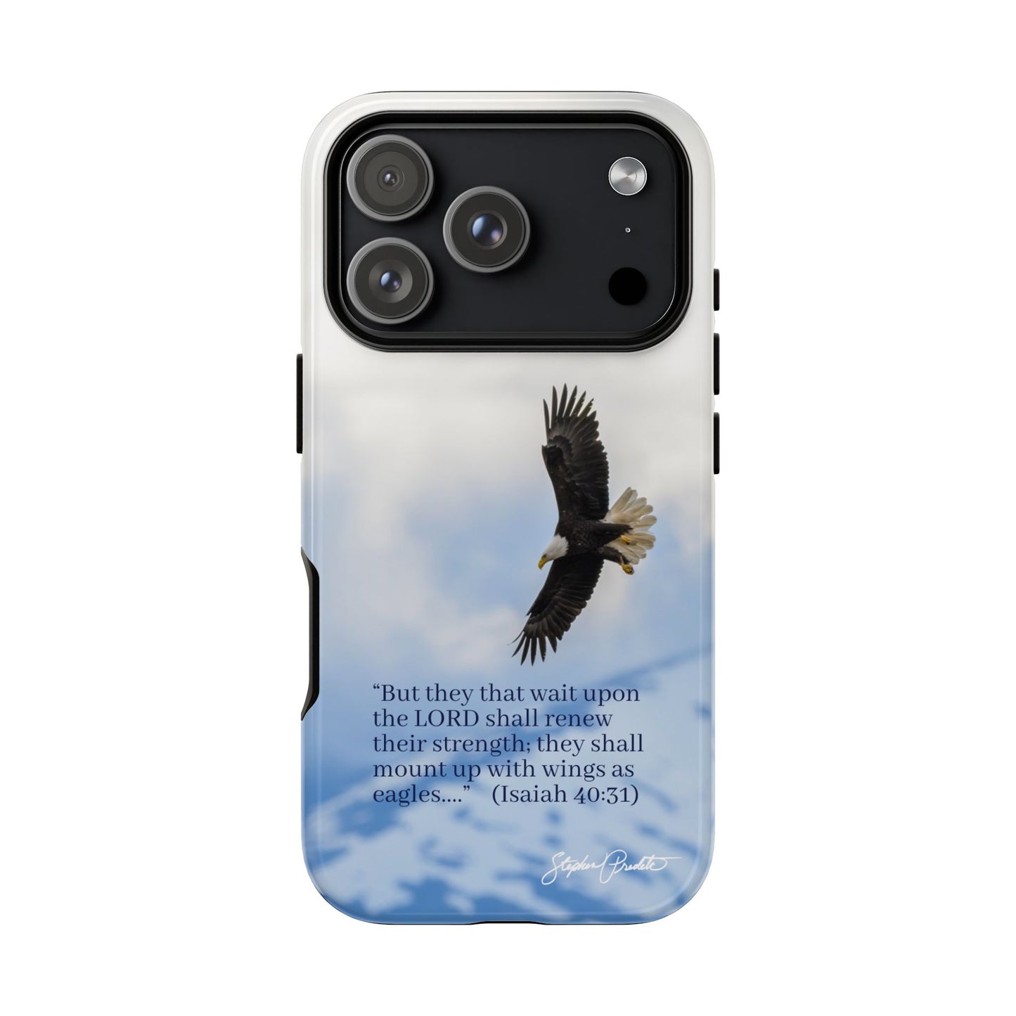 Phone Tough Case - Eagle Soaring in Alaska with Isaiah 40:31