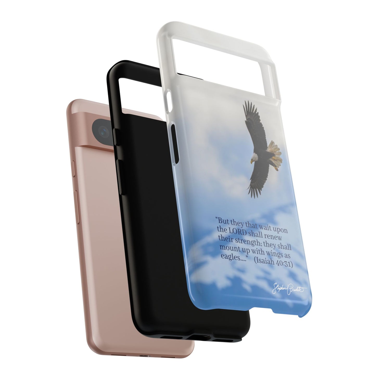 Phone Tough Case - Eagle Soaring in Alaska with Isaiah 40:31