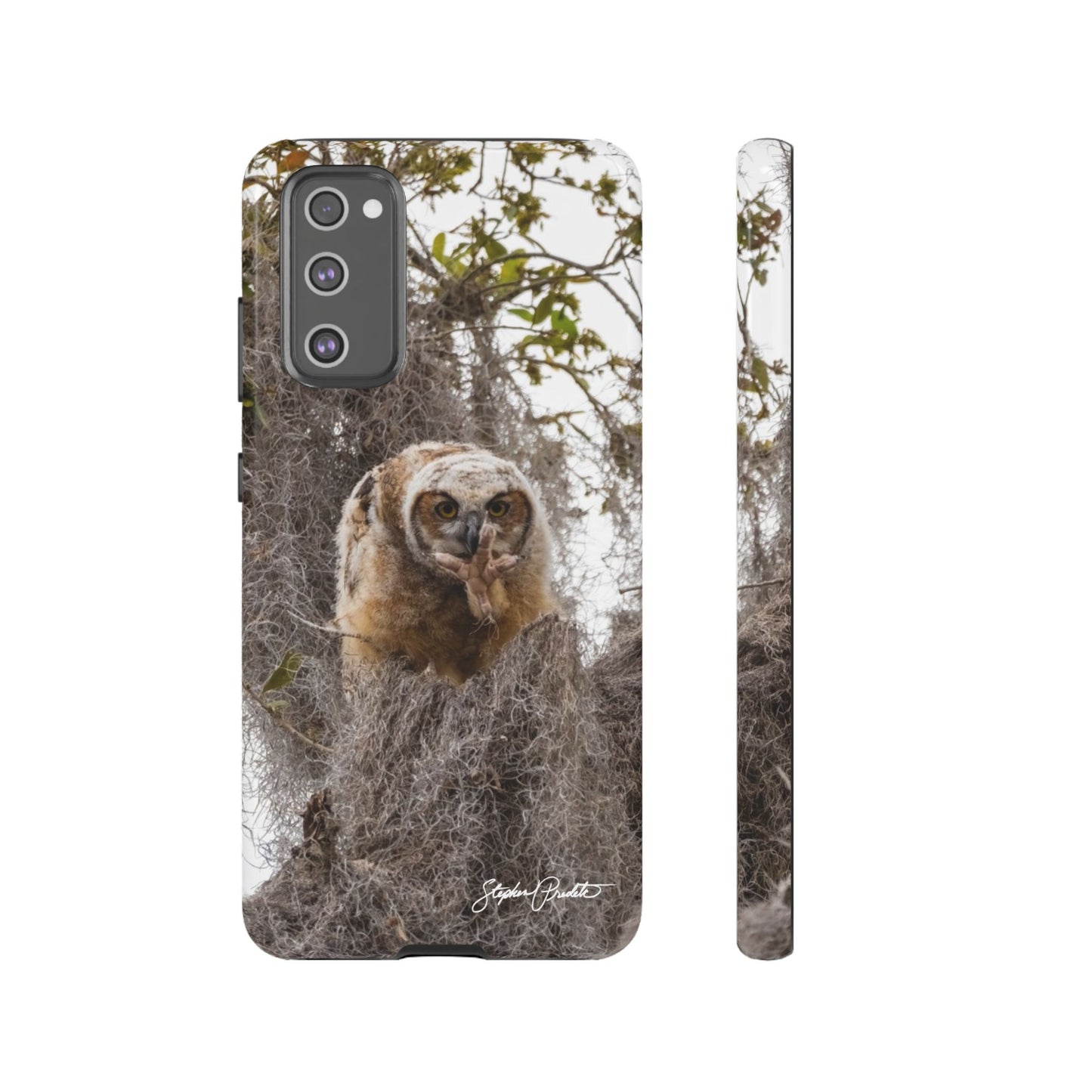 Phone Tough Case -- Great Horned Owlet "Baby Yoda"