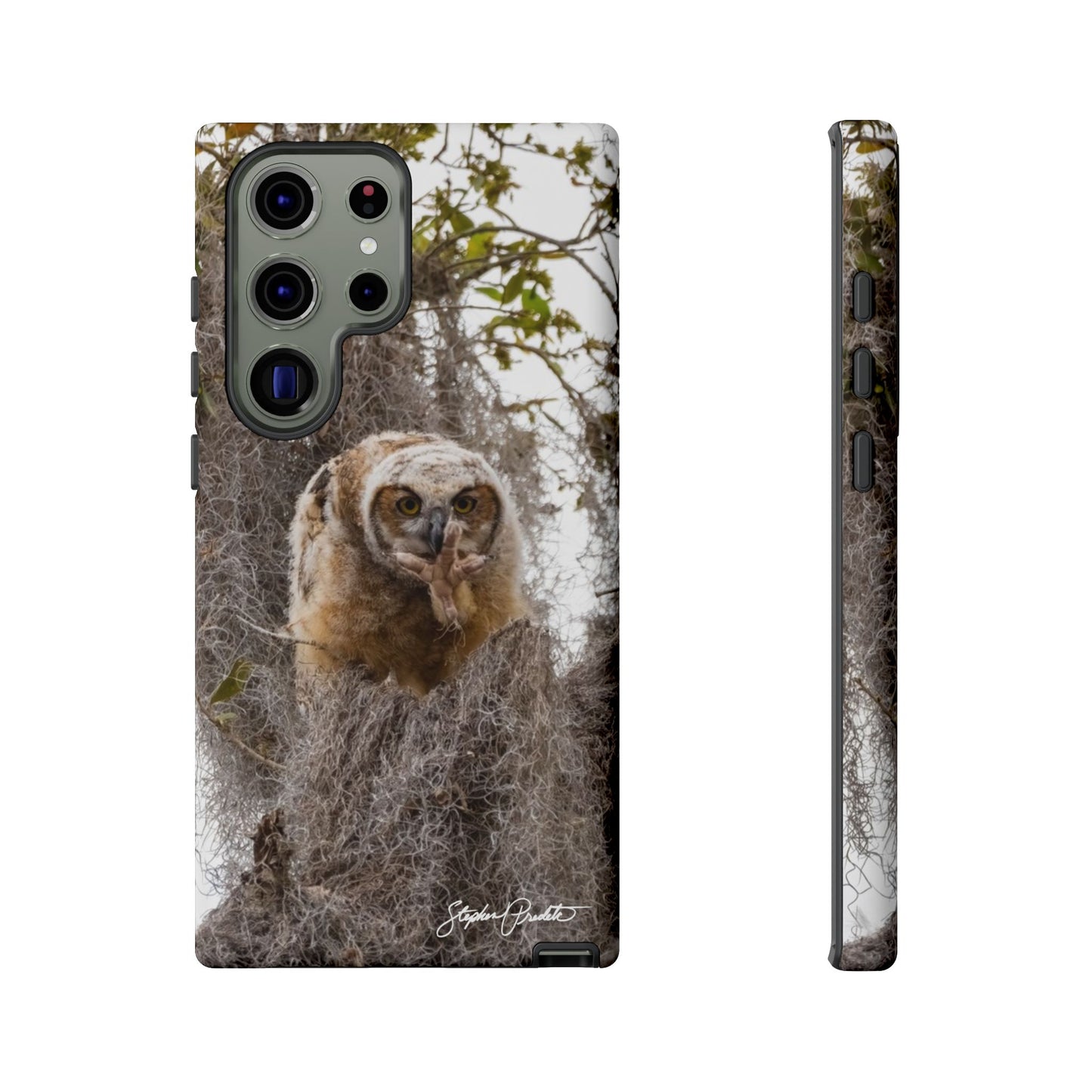 Phone Tough Case -- Great Horned Owlet "Baby Yoda"