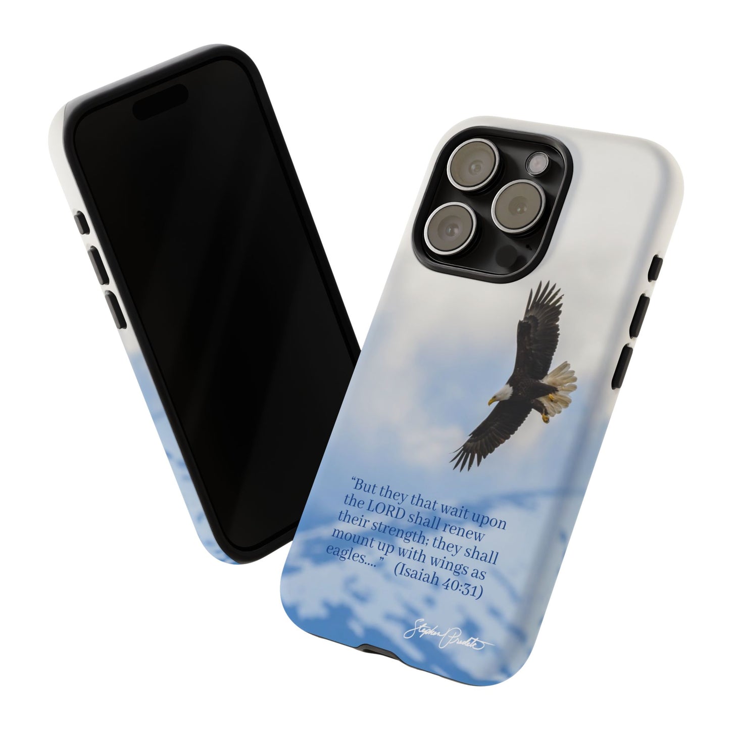 Phone Tough Case - Eagle Soaring in Alaska with Isaiah 40:31