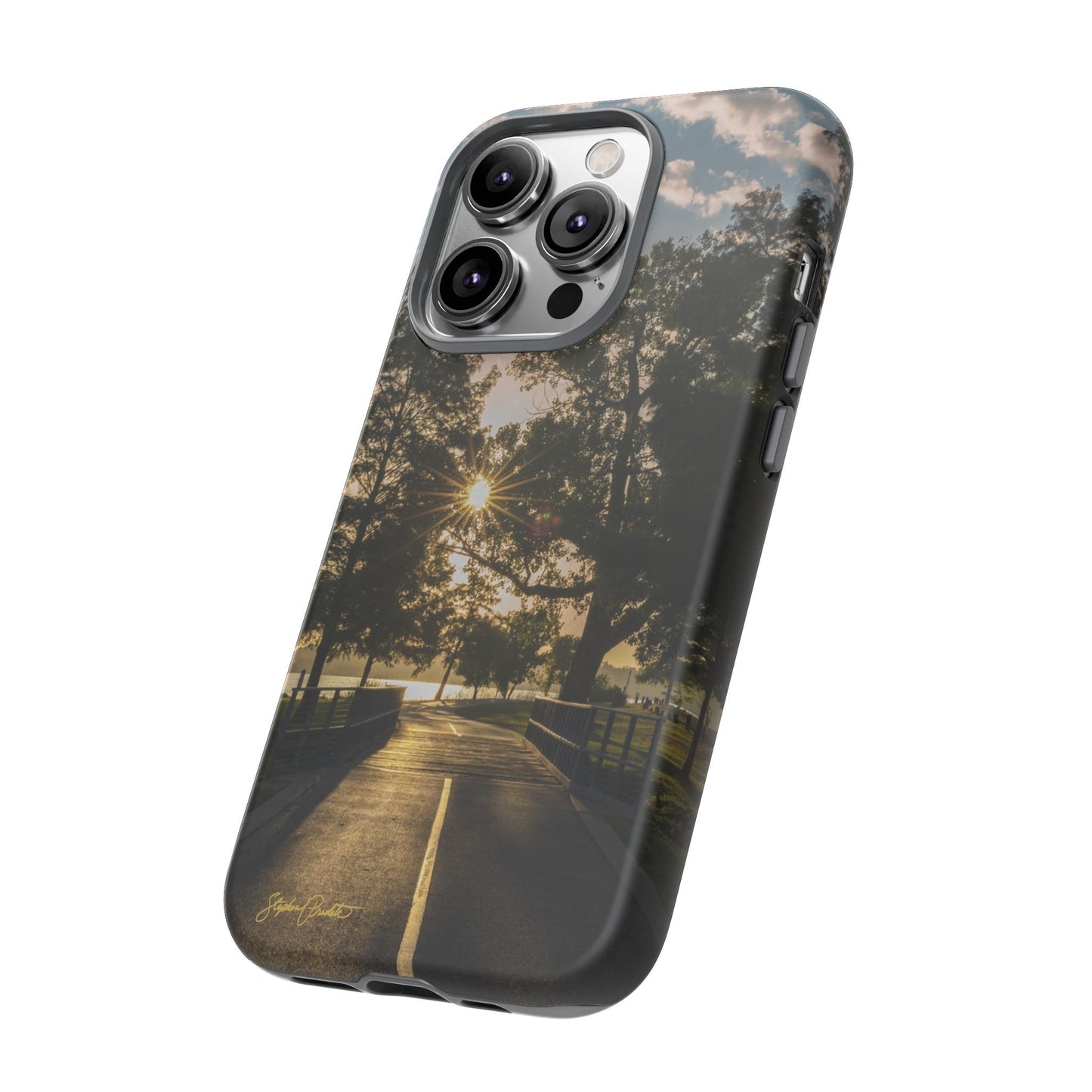 Phone Tough Case - Sunrise on the Running Path at White Rock Lake