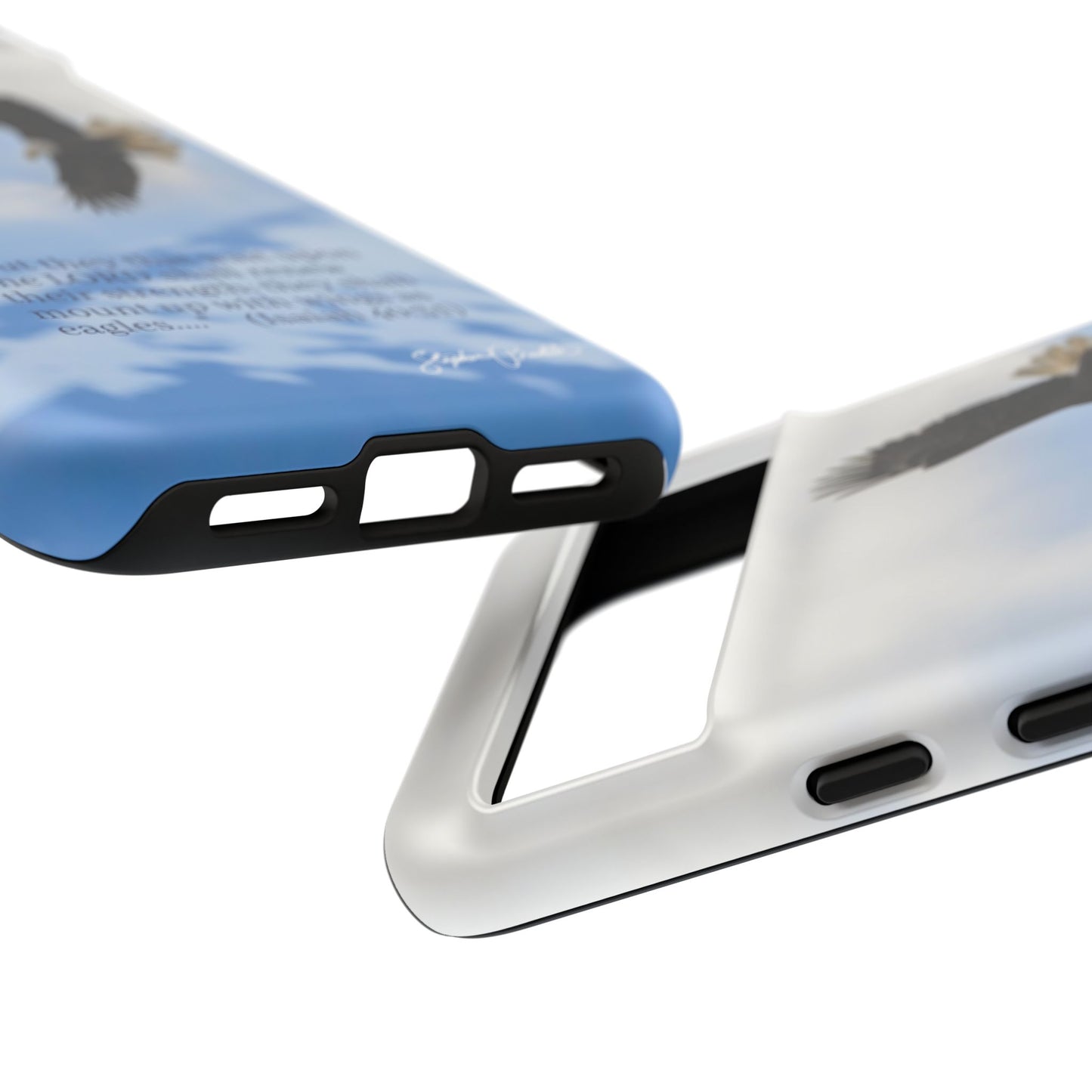 Phone Tough Case - Eagle Soaring in Alaska with Isaiah 40:31