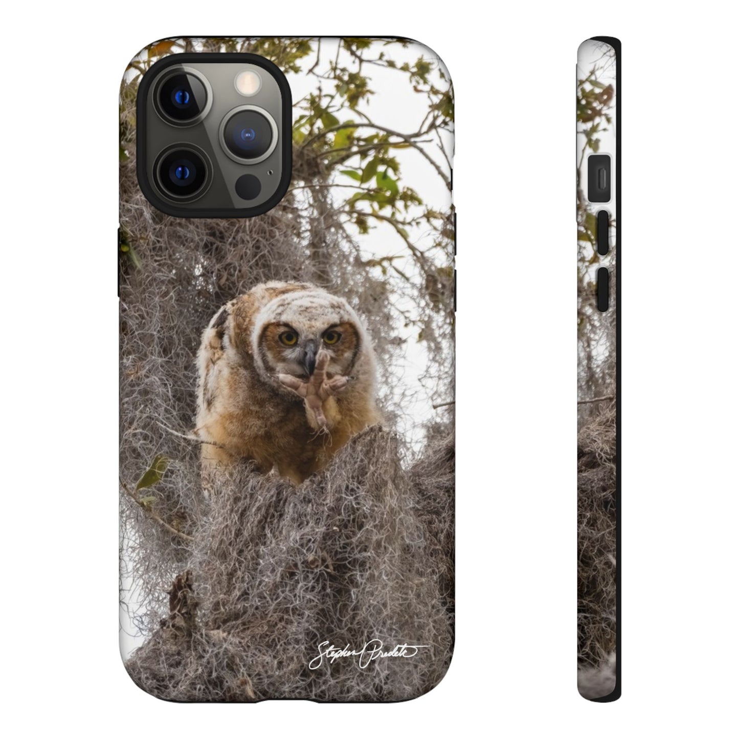 Phone Tough Case -- Great Horned Owlet "Baby Yoda"