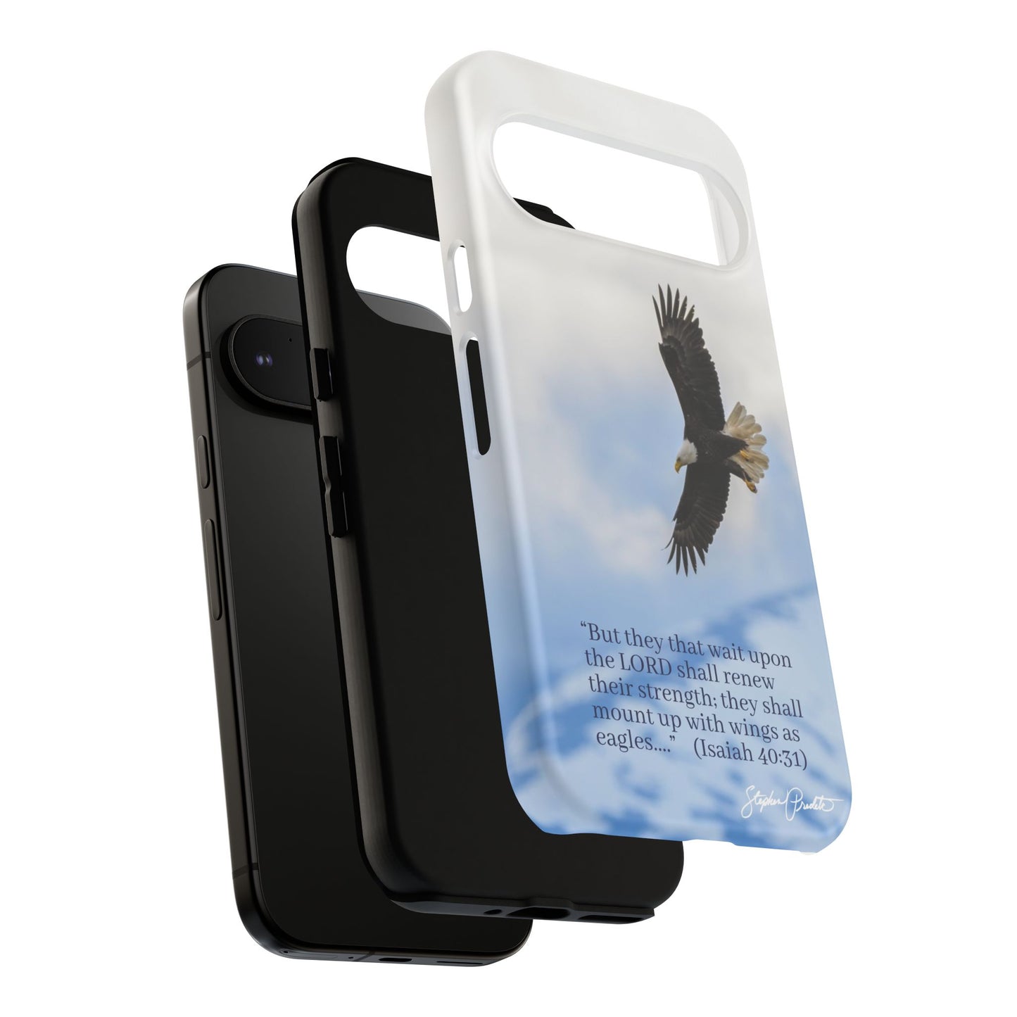 Phone Tough Case - Eagle Soaring in Alaska with Isaiah 40:31