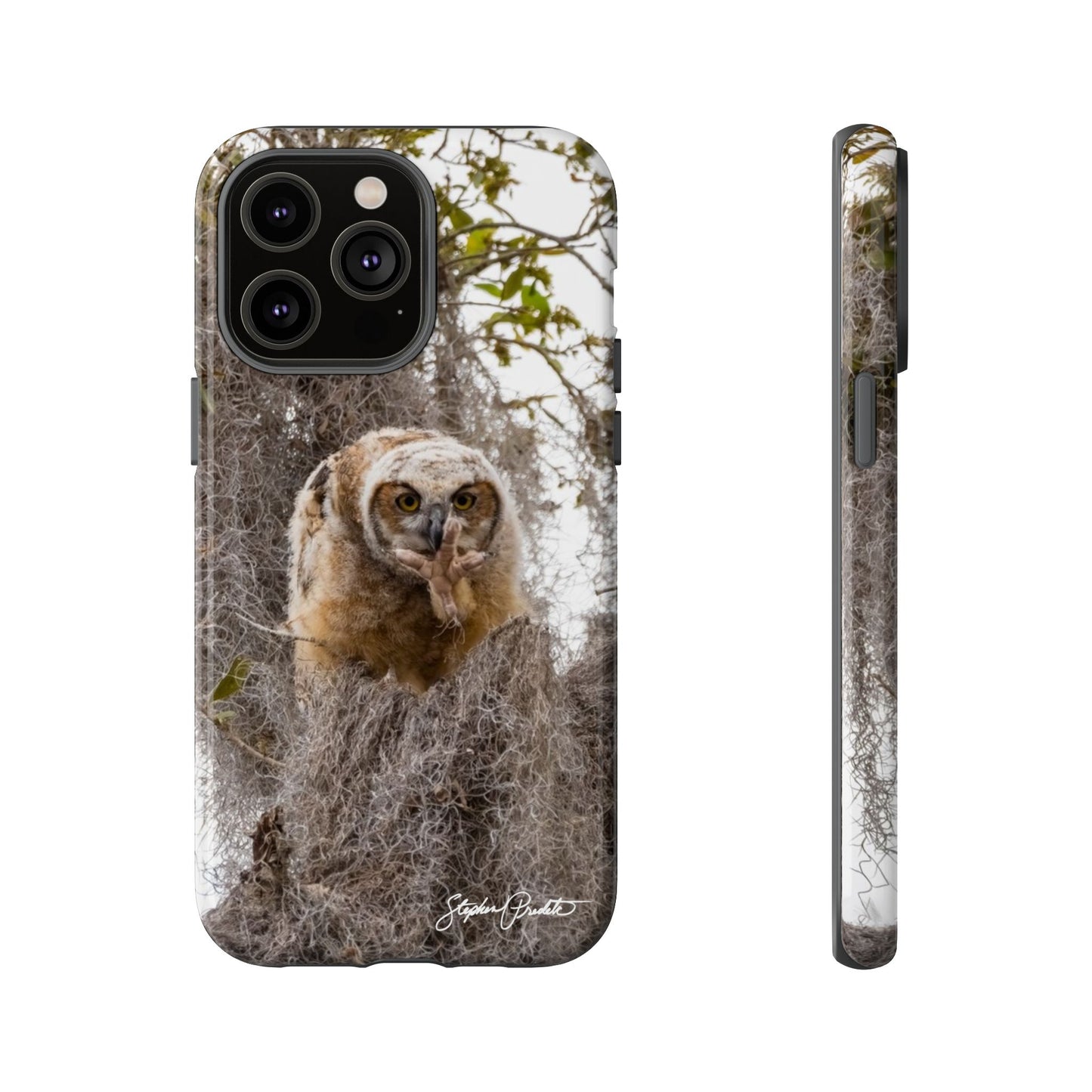 Phone Tough Case -- Great Horned Owlet "Baby Yoda"