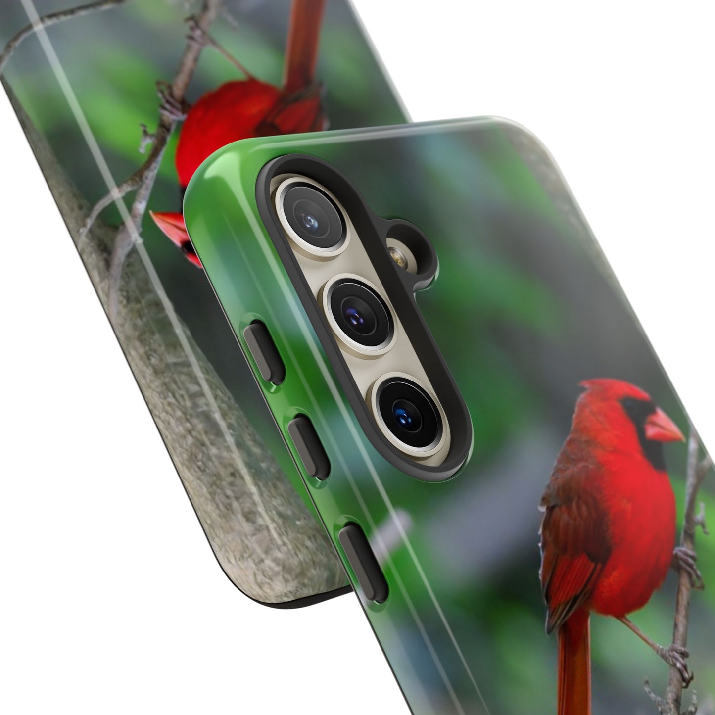 Phone Tough Case - Northern Cardinal 2 with Verse Psalm 30:11