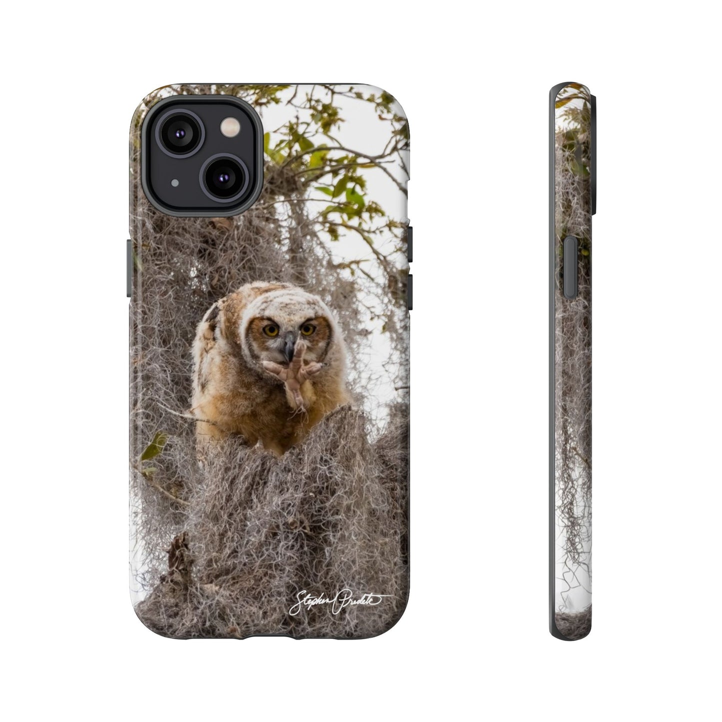 Phone Tough Case -- Great Horned Owlet "Baby Yoda"