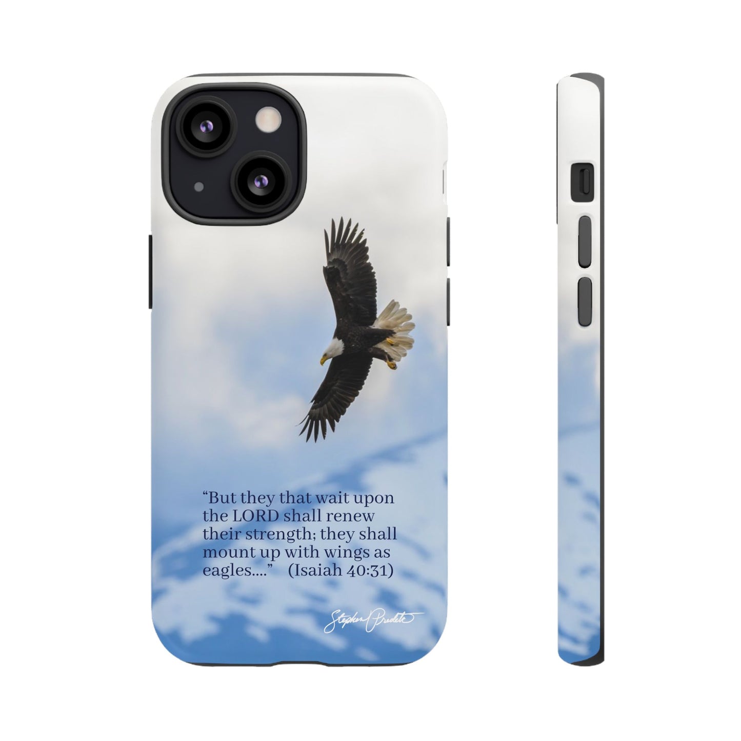 Phone Tough Case - Eagle Soaring in Alaska with Isaiah 40:31