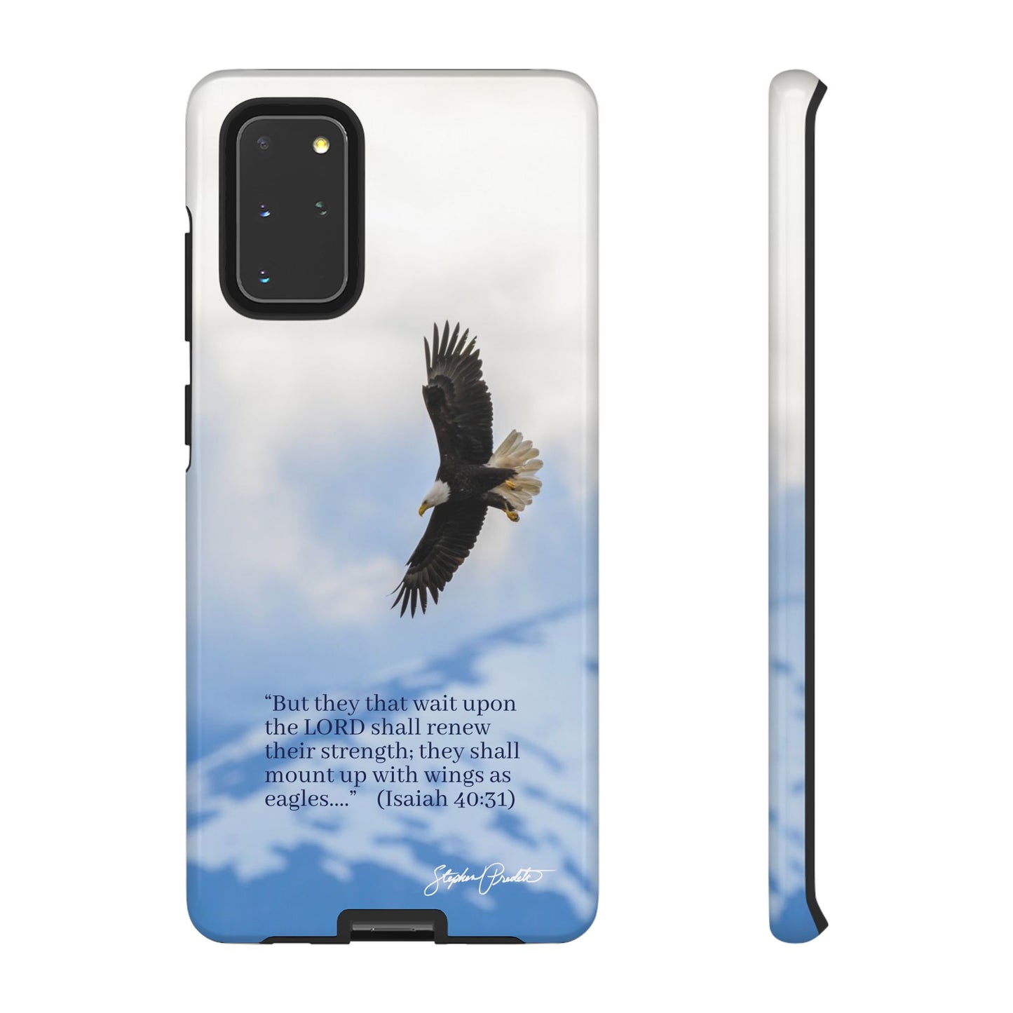 Phone Tough Case - Eagle Soaring in Alaska with Isaiah 40:31