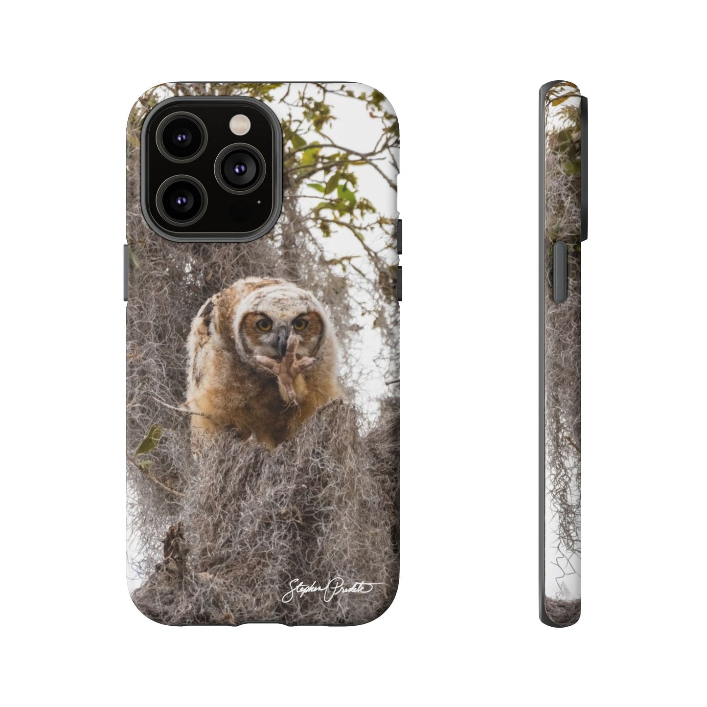 Phone Tough Case -- Great Horned Owlet "Baby Yoda"