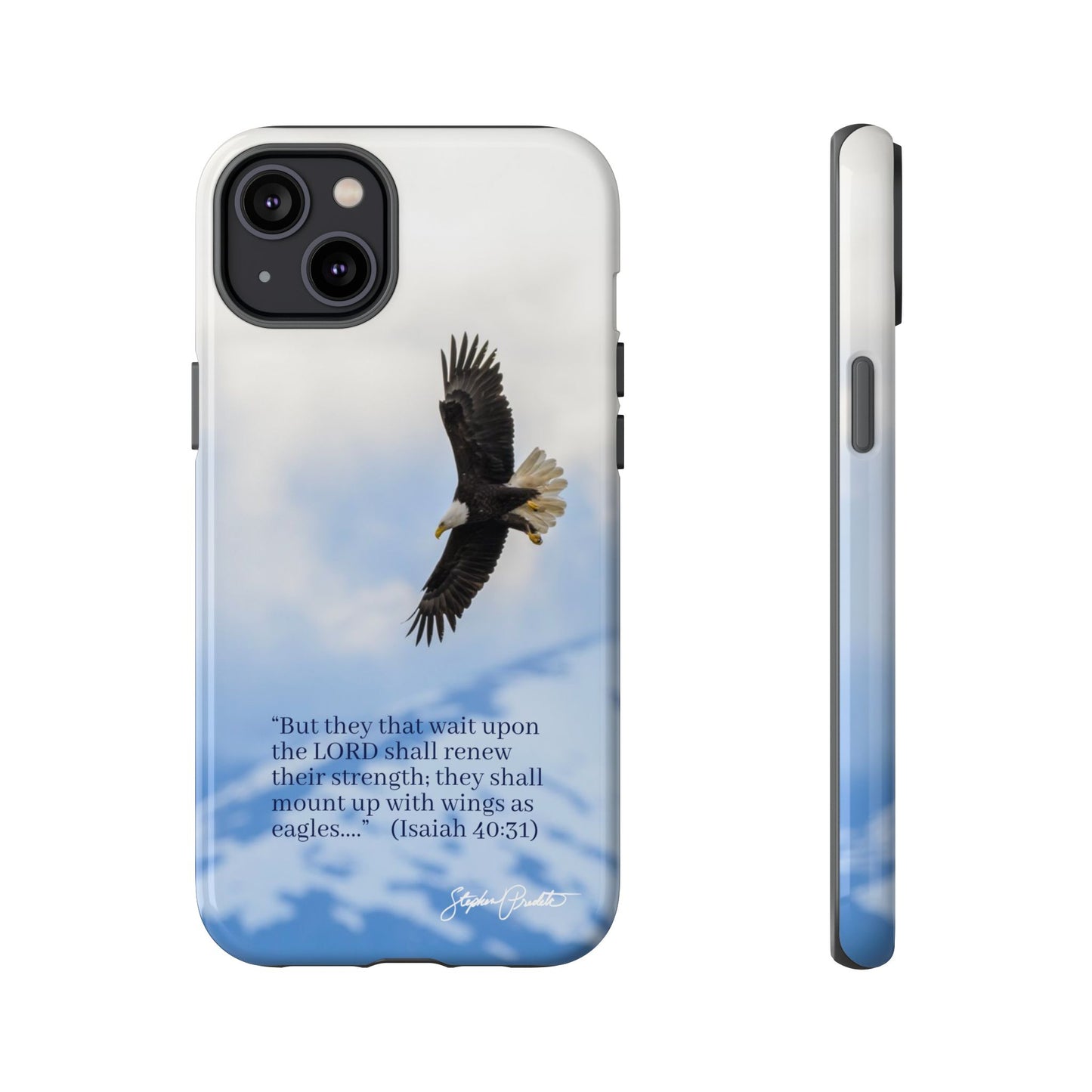 Phone Tough Case - Eagle Soaring in Alaska with Isaiah 40:31