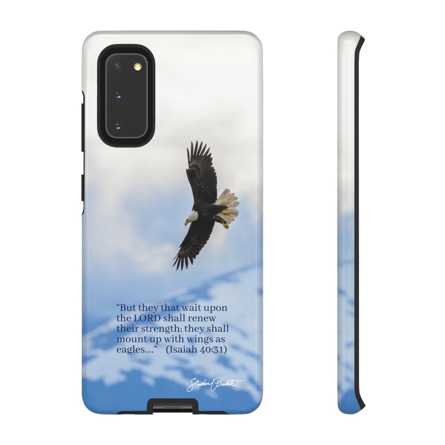 Phone Tough Case - Eagle Soaring in Alaska with Isaiah 40:31