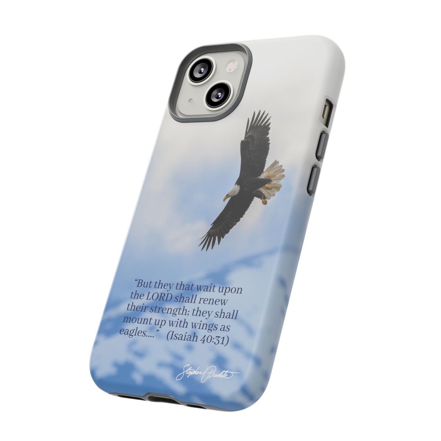 Phone Tough Case - Eagle Soaring in Alaska with Isaiah 40:31