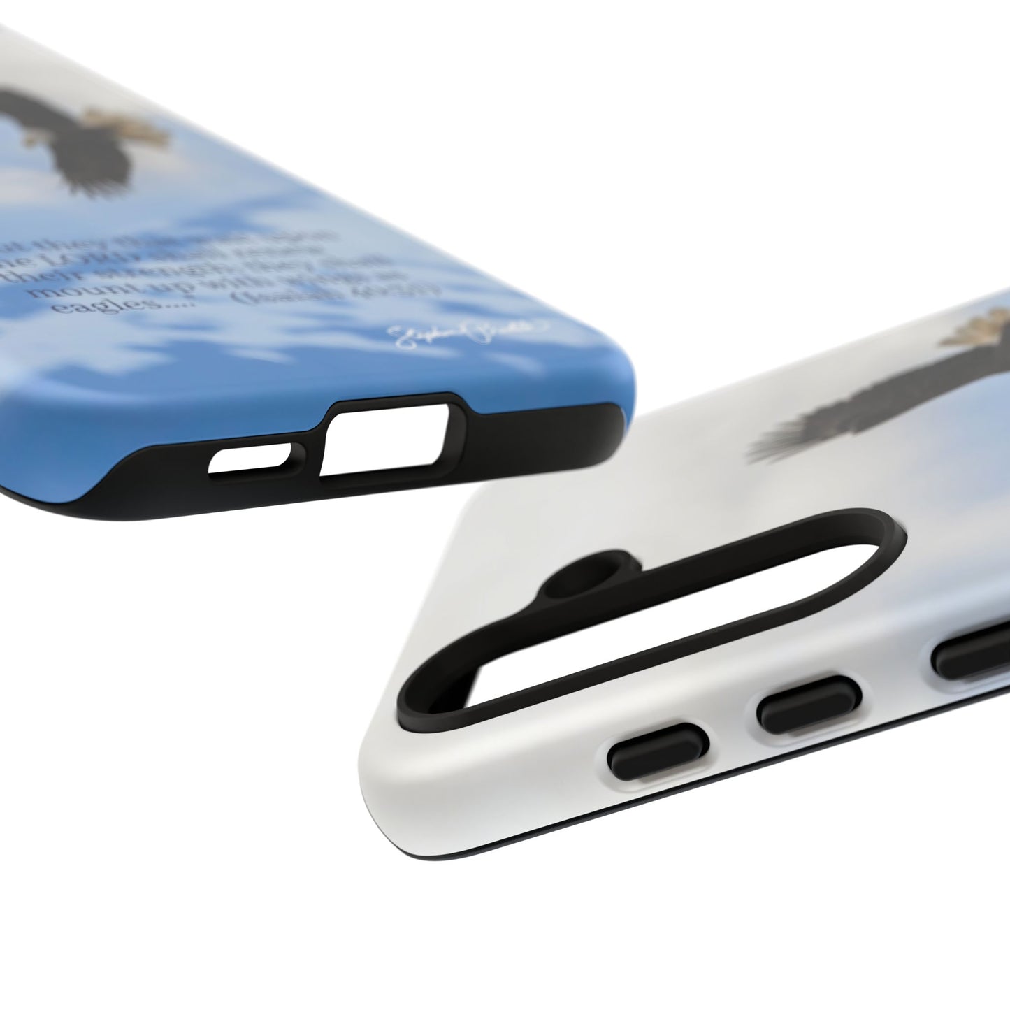 Phone Tough Case - Eagle Soaring in Alaska with Isaiah 40:31