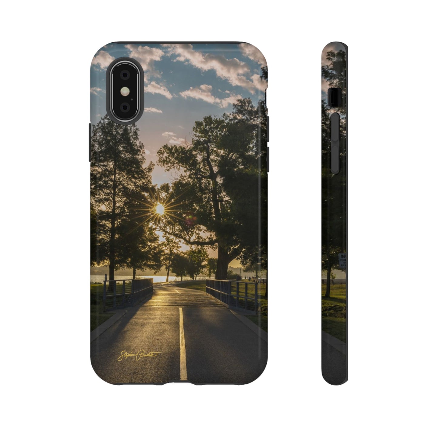 Phone Tough Case - Sunrise on the Running Path at White Rock Lake