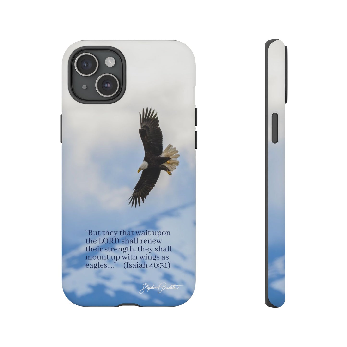 Phone Tough Case - Eagle Soaring in Alaska with Isaiah 40:31