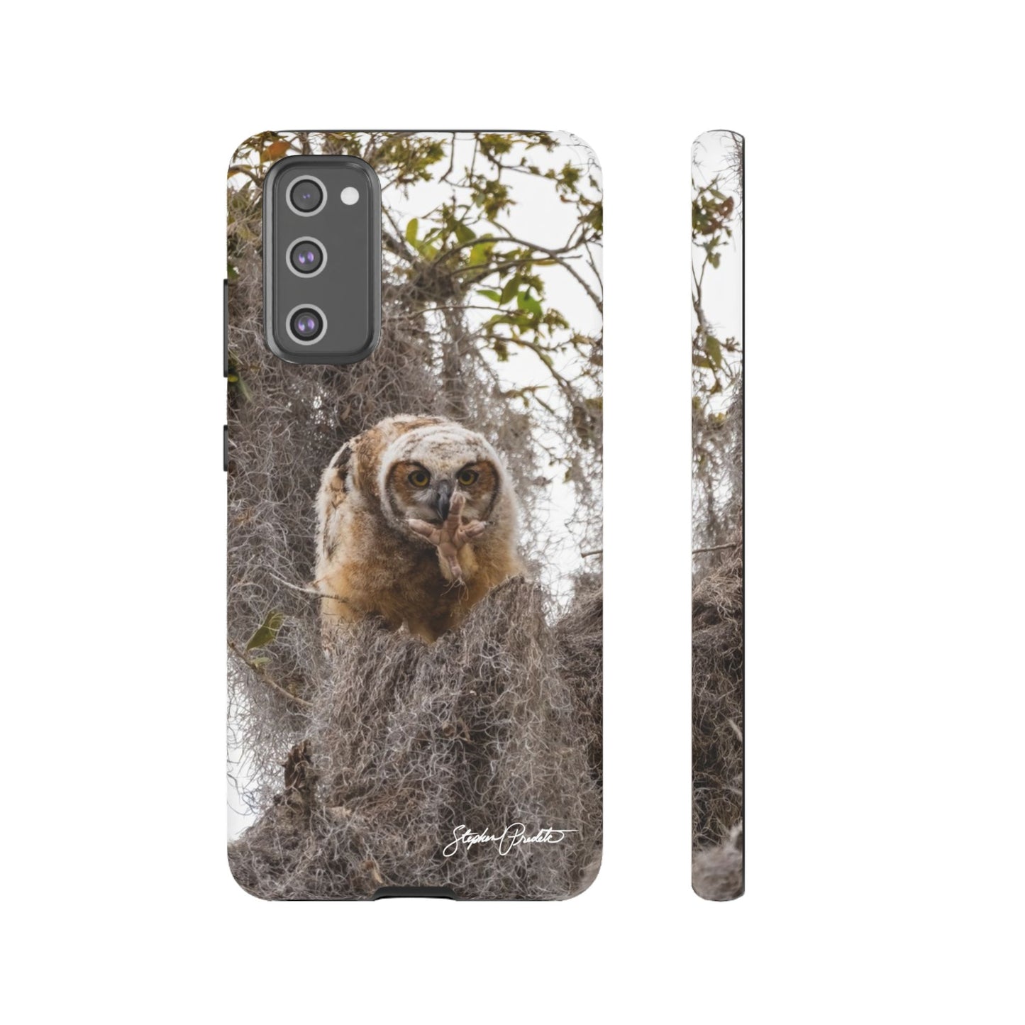 Phone Tough Case -- Great Horned Owlet "Baby Yoda"