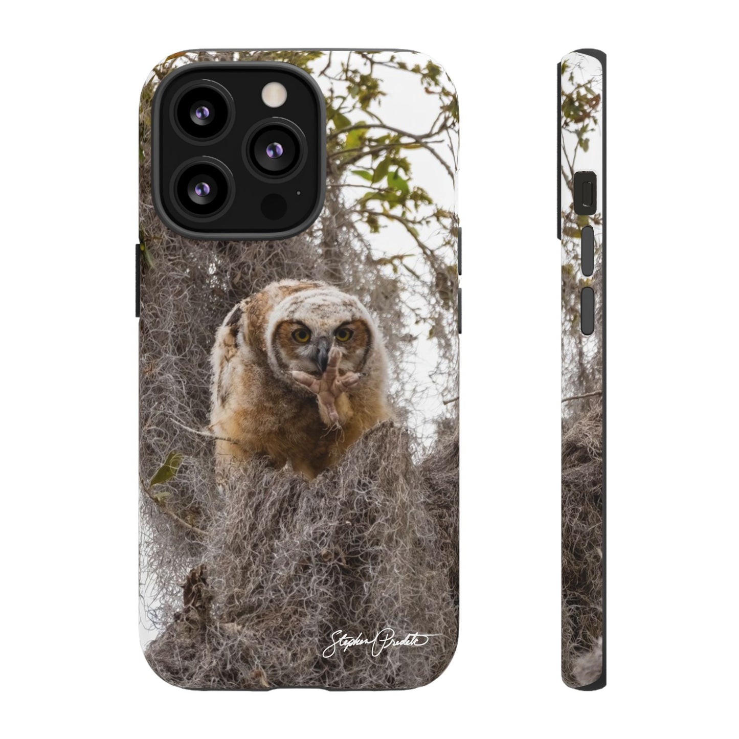 Phone Tough Case -- Great Horned Owlet "Baby Yoda"