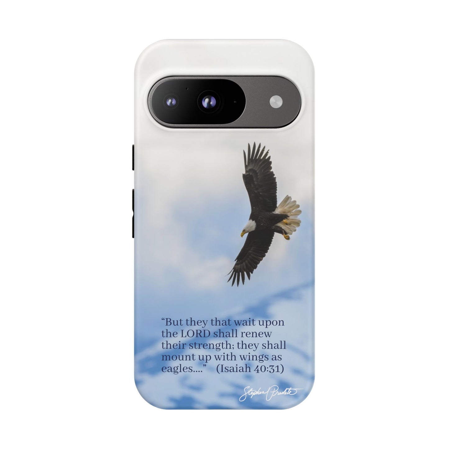 Phone Tough Case - Eagle Soaring in Alaska with Isaiah 40:31