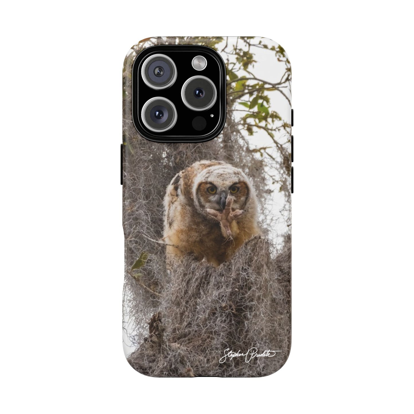 Phone Tough Case -- Great Horned Owlet "Baby Yoda"