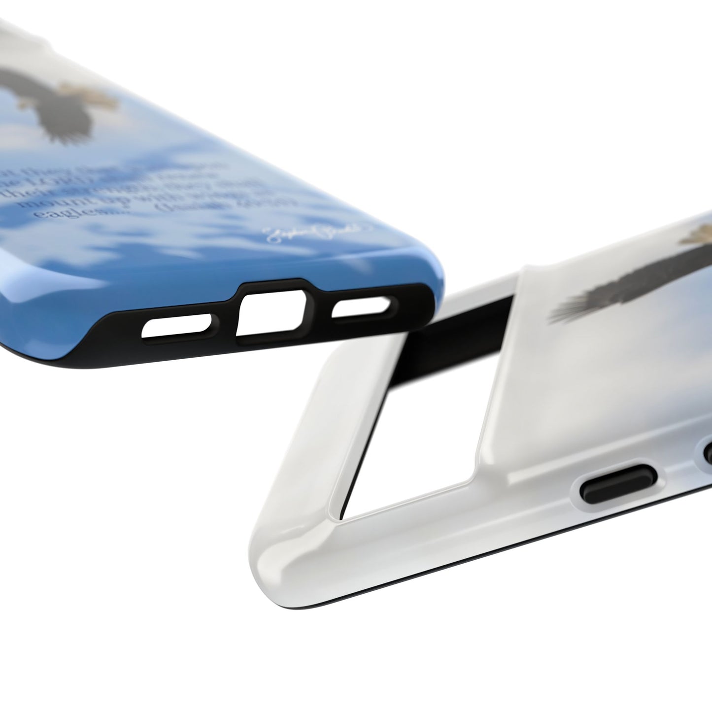 Phone Tough Case - Eagle Soaring in Alaska with Isaiah 40:31