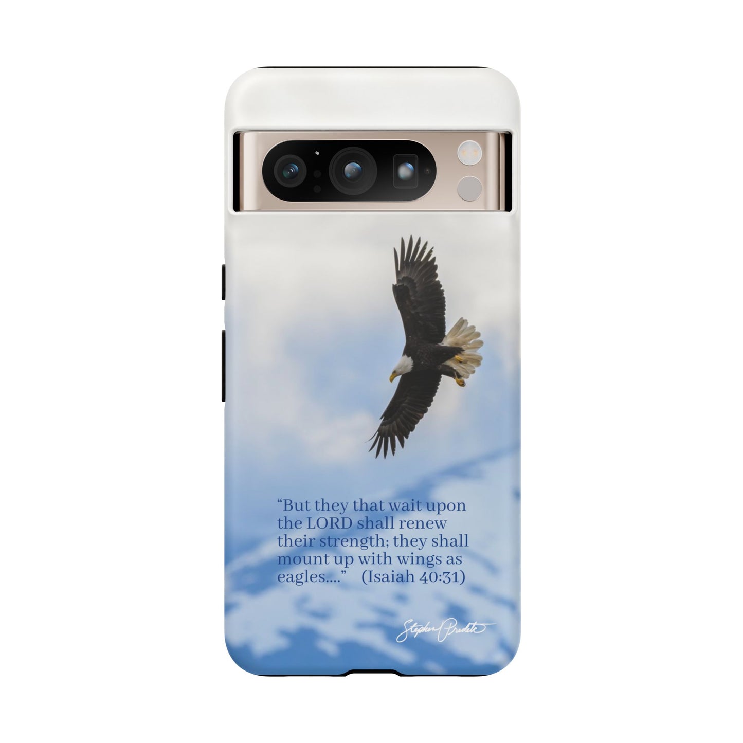Phone Tough Case - Eagle Soaring in Alaska with Isaiah 40:31
