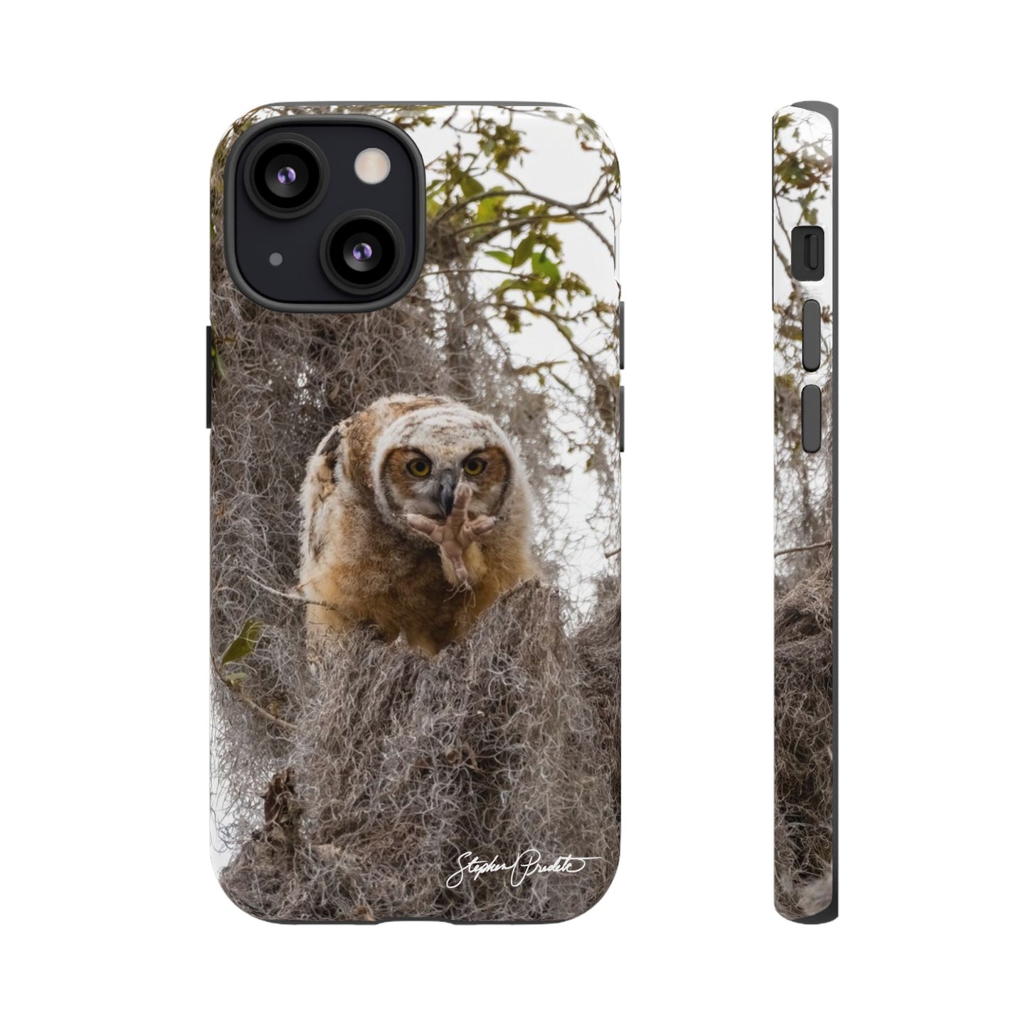 Phone Tough Case -- Great Horned Owlet "Baby Yoda"