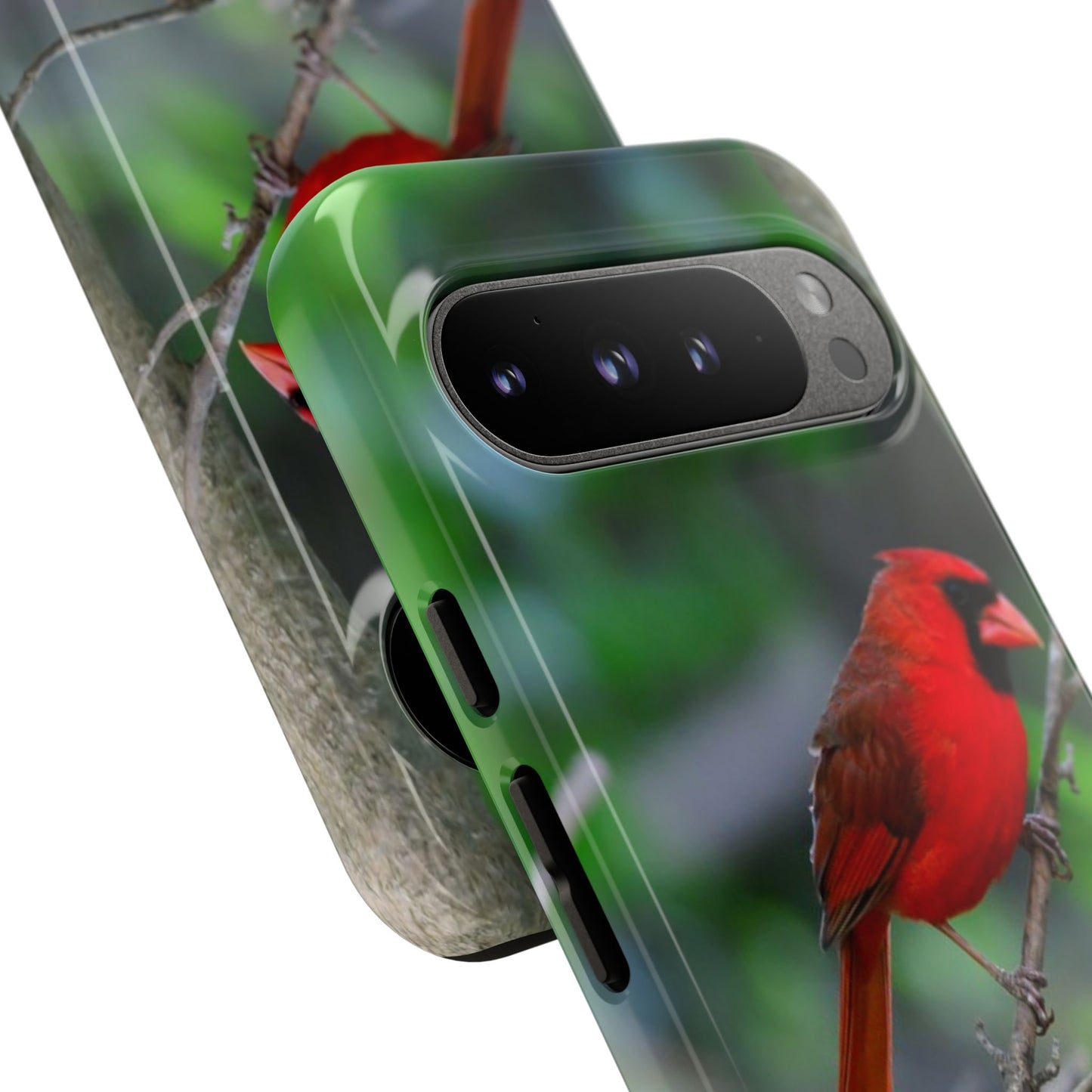 Phone Tough Case - Northern Cardinal 2 with Verse Psalm 30:11